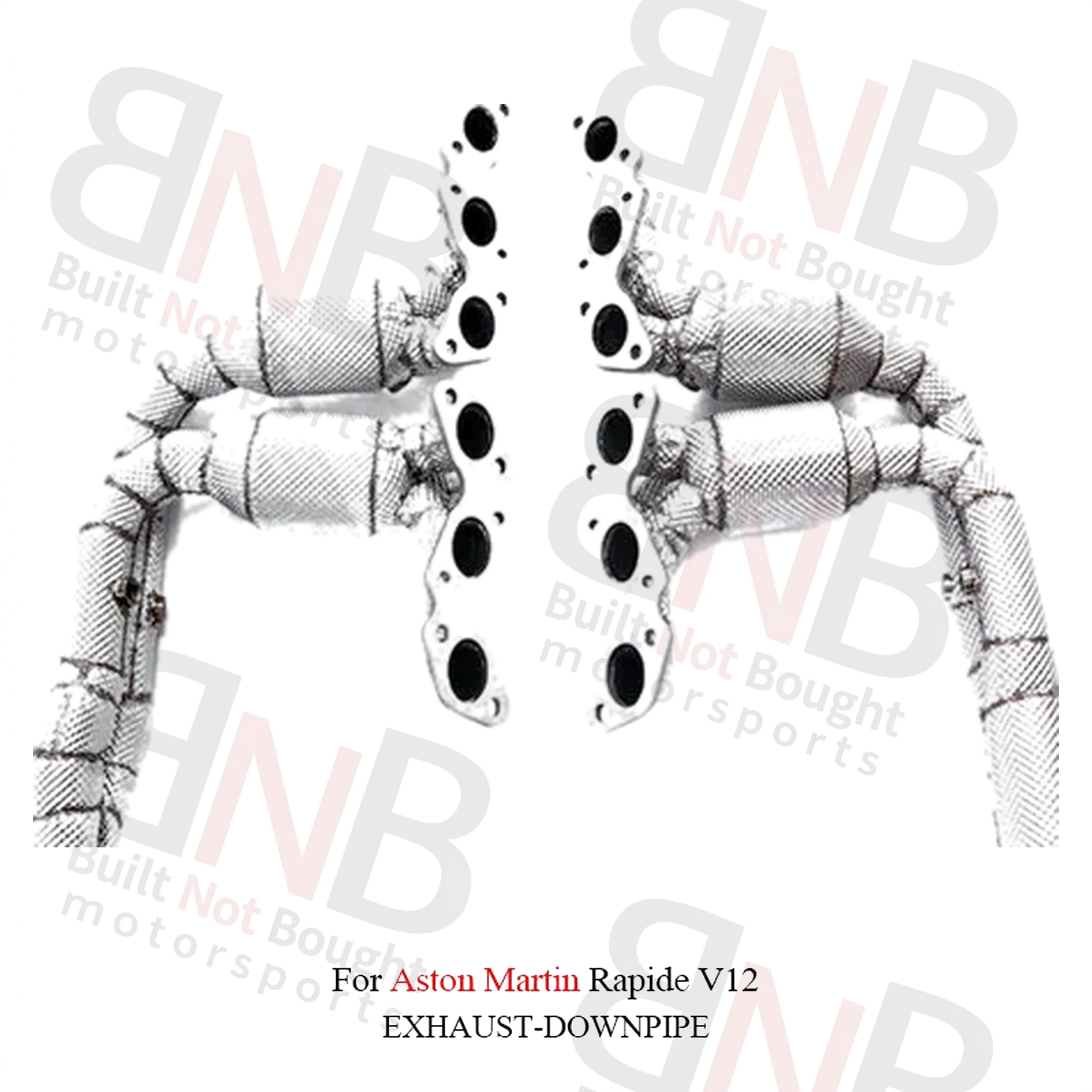 BNB Stainless Steel Exhaust Headers for Aston Martin Rapide V12