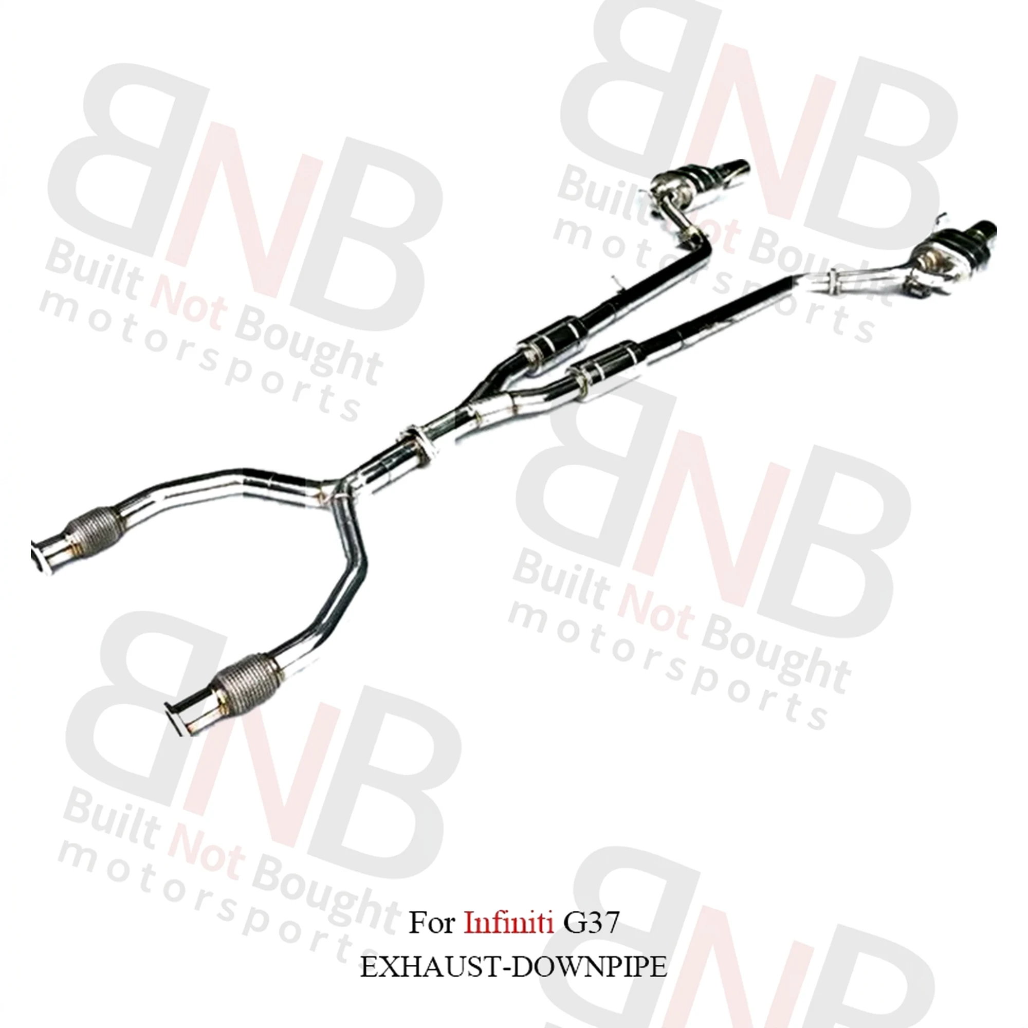 ING A*uto Performance Parts for Infiniti G25 2007+ Infiniti G37 2.5 3.7 Stainless Steel Catback Exhaust With Valve S*witch