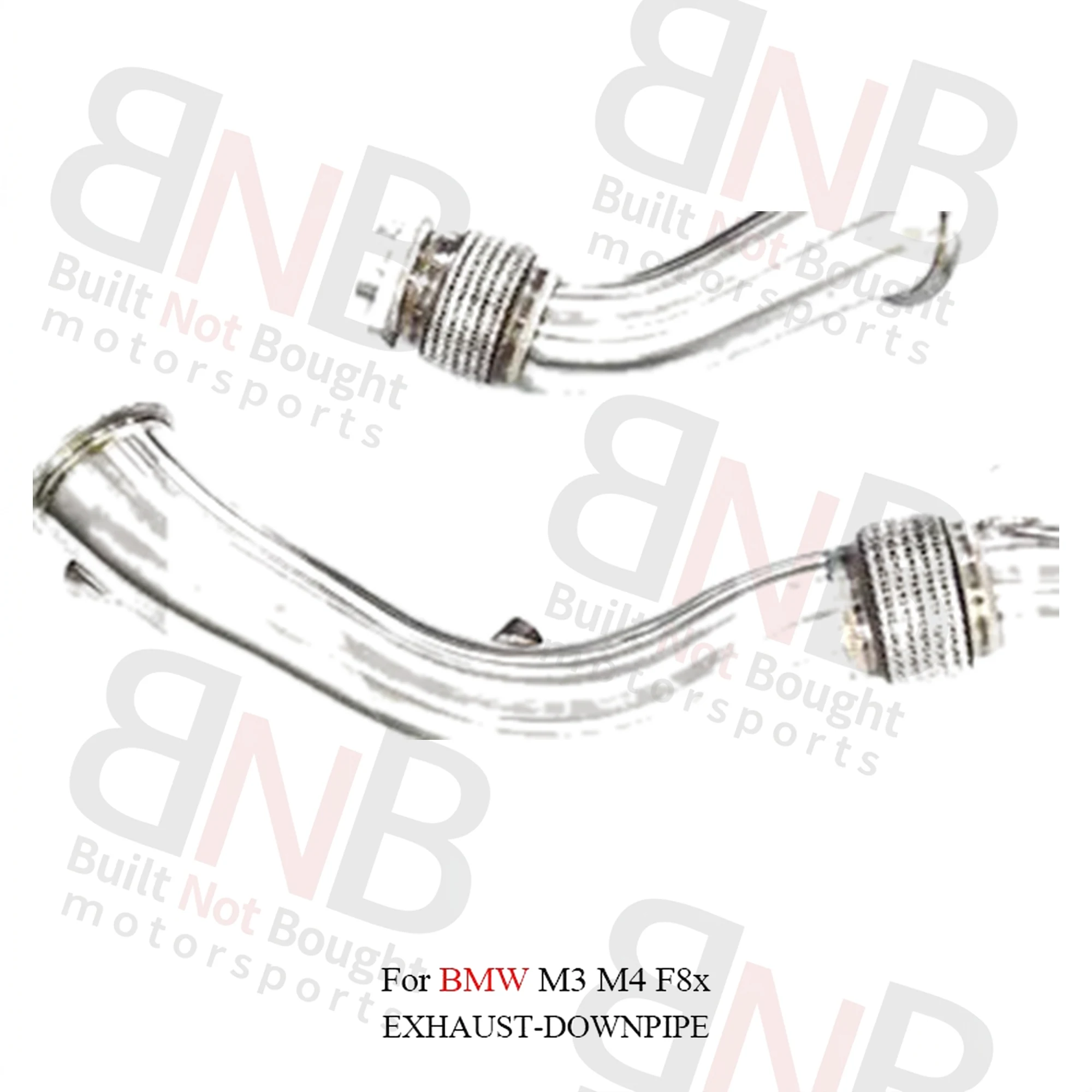 BNB Stainless Steel Downpipe Exhaust Pipe for BMW M3 M4 F8X