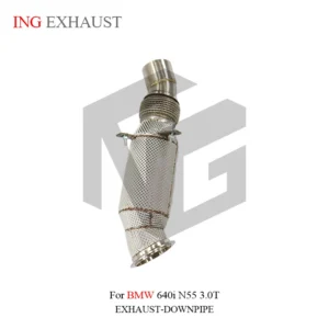 BNB for BMW 640i N55 3.0T Stainless Steel Downpipe with Heat Shield