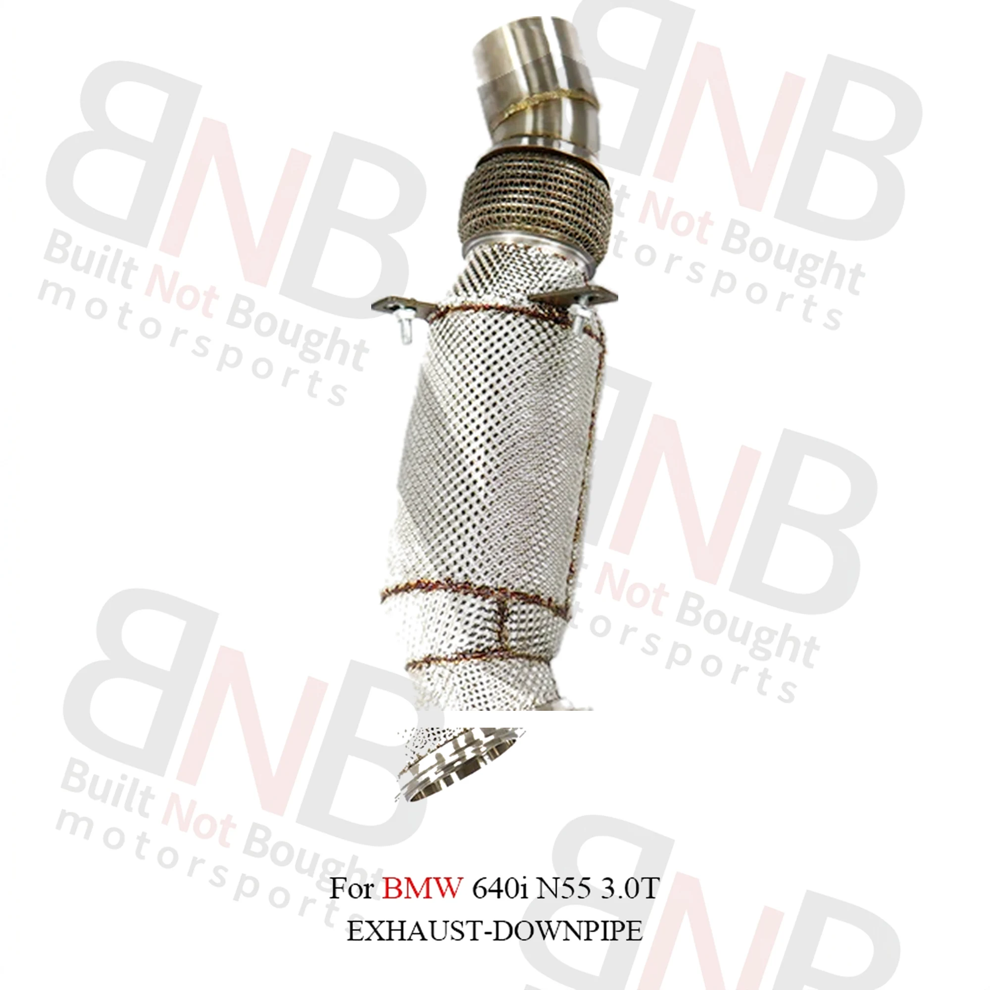 BNB for BMW 640i N55 3.0T Stainless Steel Downpipe with Heat Shield