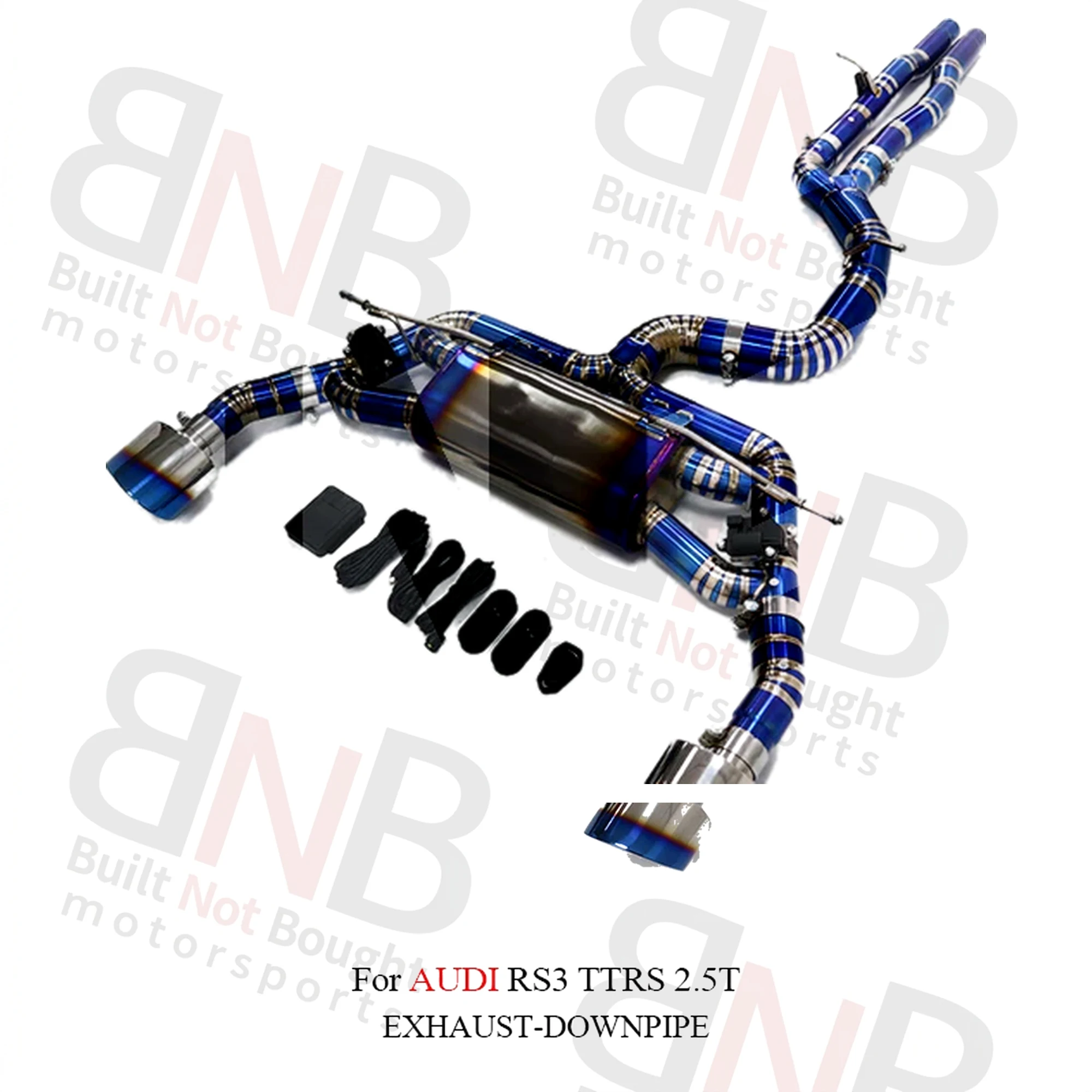 BNB Titaniumz Catback Exhaust Titanium Alloy Valve for Audi RS3 TTRS 2.5T