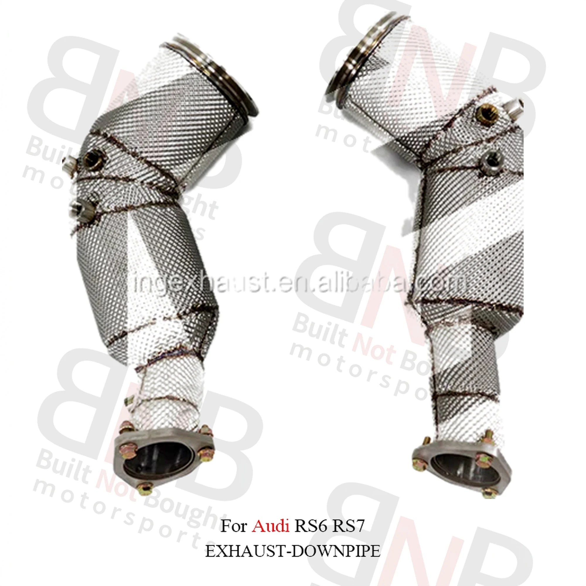 BNB Titaniumz High Flow Catalyzed Downpipe for Audi RS6/RS7 C8 4.0T