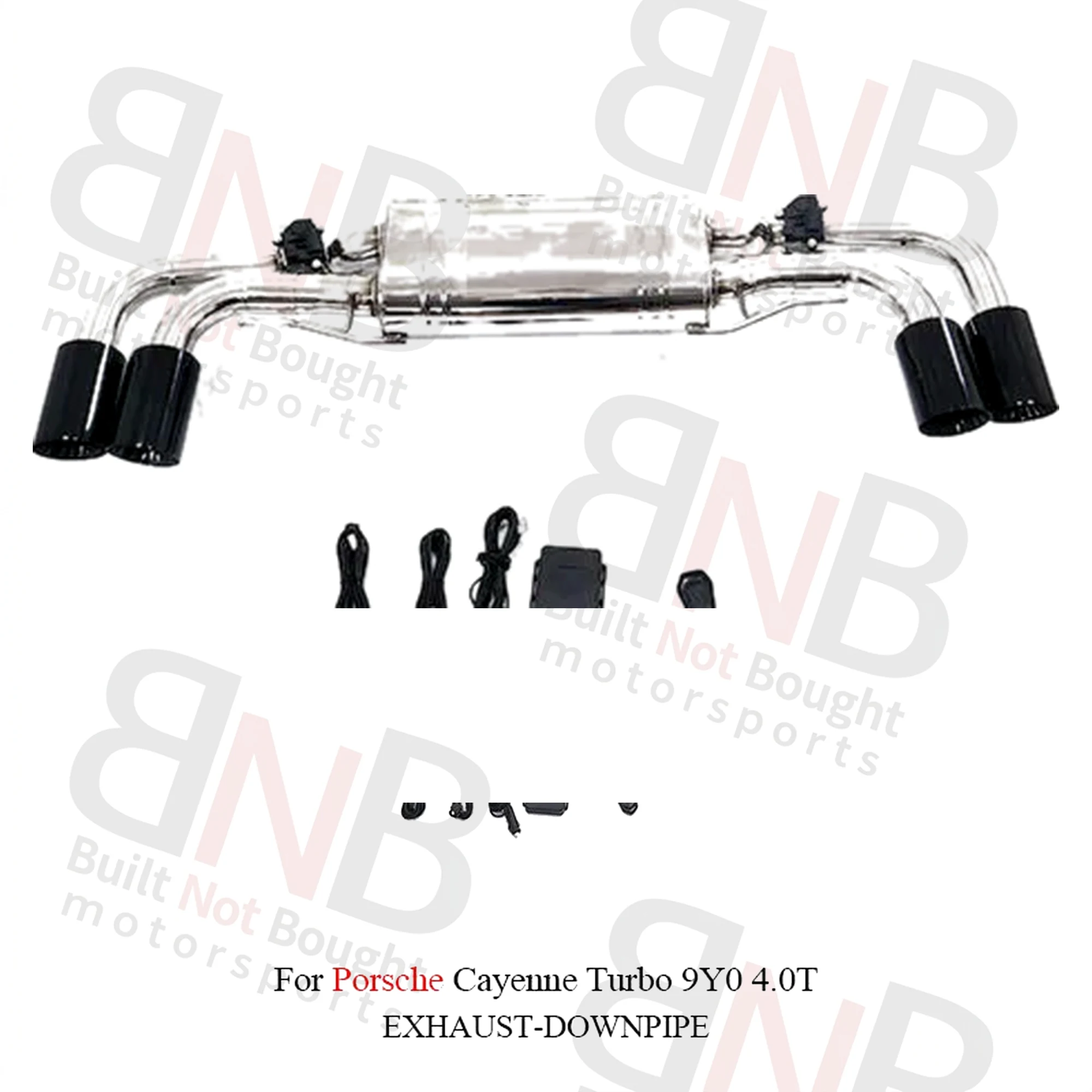 BNB Titaniumz Porsche Cayenne Turbo 9Y0 4.0T Catback Exhaust Stainless Steel Silvery