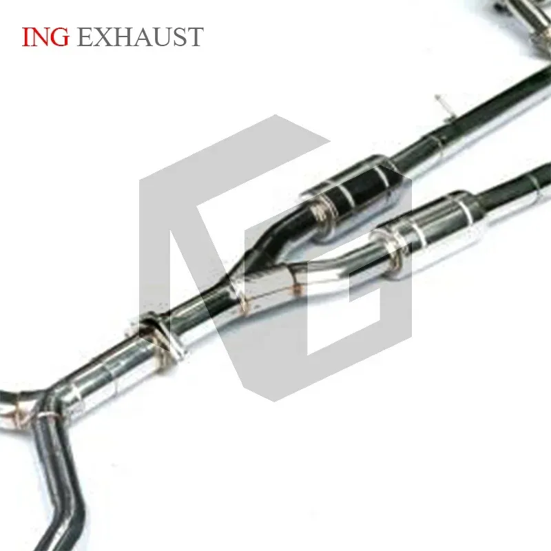 ING A*uto Performance Parts for Infiniti G25 2007+ Infiniti G37 2.5 3.7 Stainless Steel Catback Exhaust With Valve S*witch