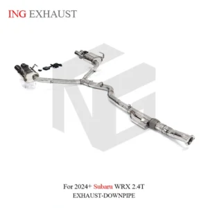 BNB Titaniumz Catback Exhaust for Subaru WRX 2.4T 2024+ Stainless Steel