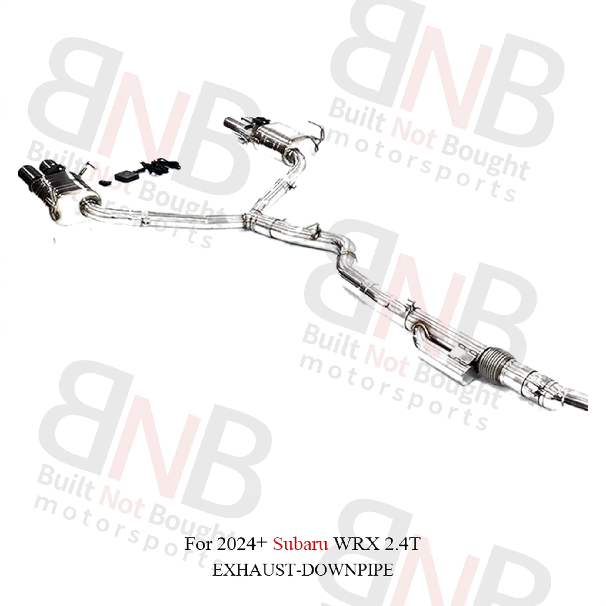 BNB Titaniumz Catback Exhaust for Subaru WRX 2.4T 2024+ Stainless Steel