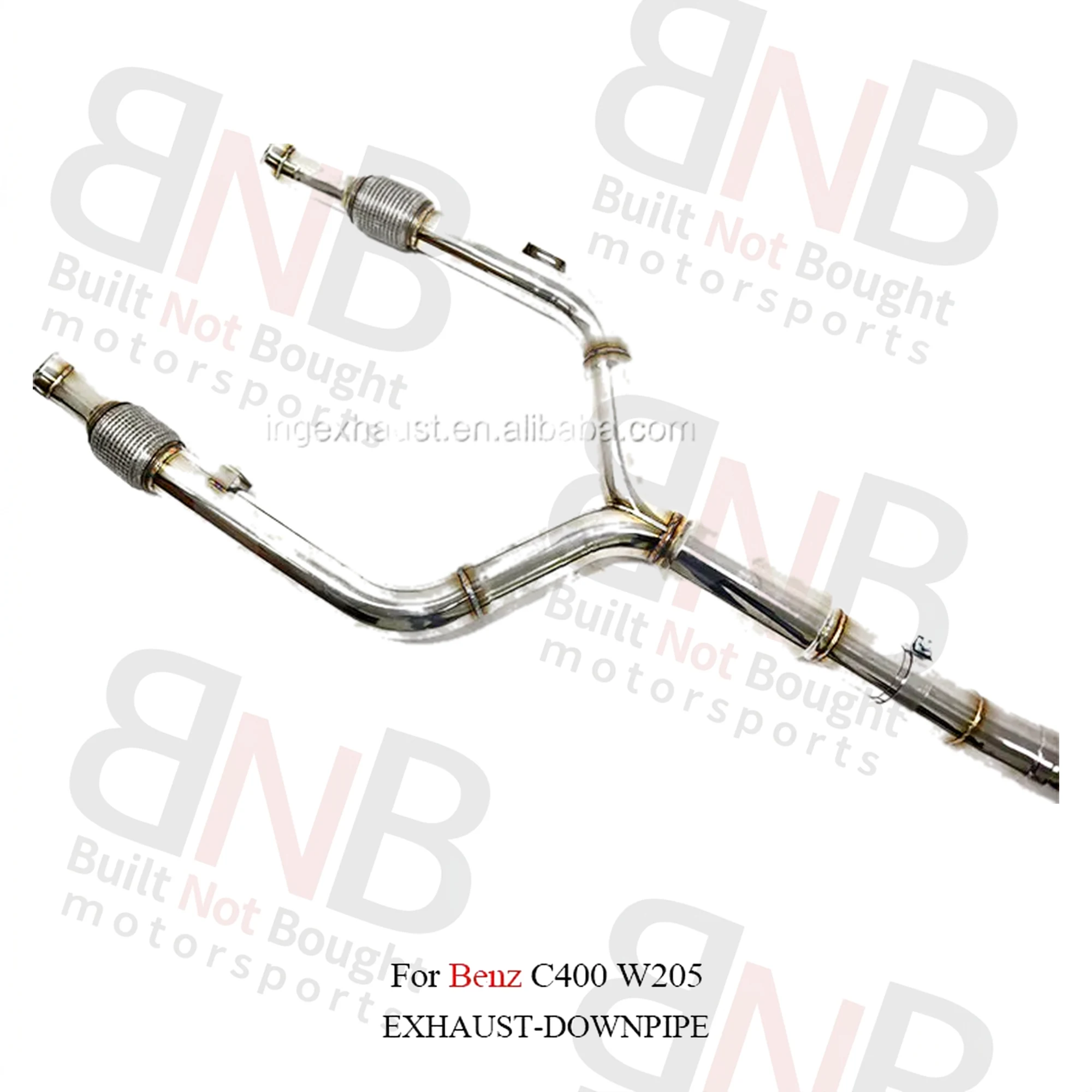BNB Titaniumz Steel Catback Exhaust for 2019+ Benz AMG C43 E43 3.0T