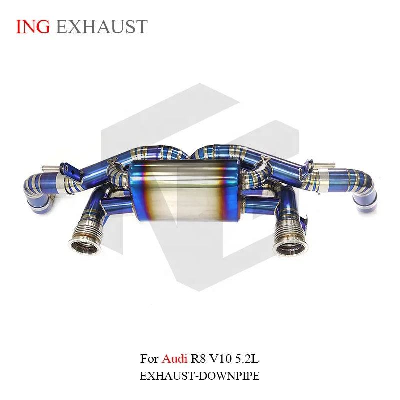 BNB Titaniumz Exhaust Catback For Audi R8 V10 5.2L With Valve Muffler