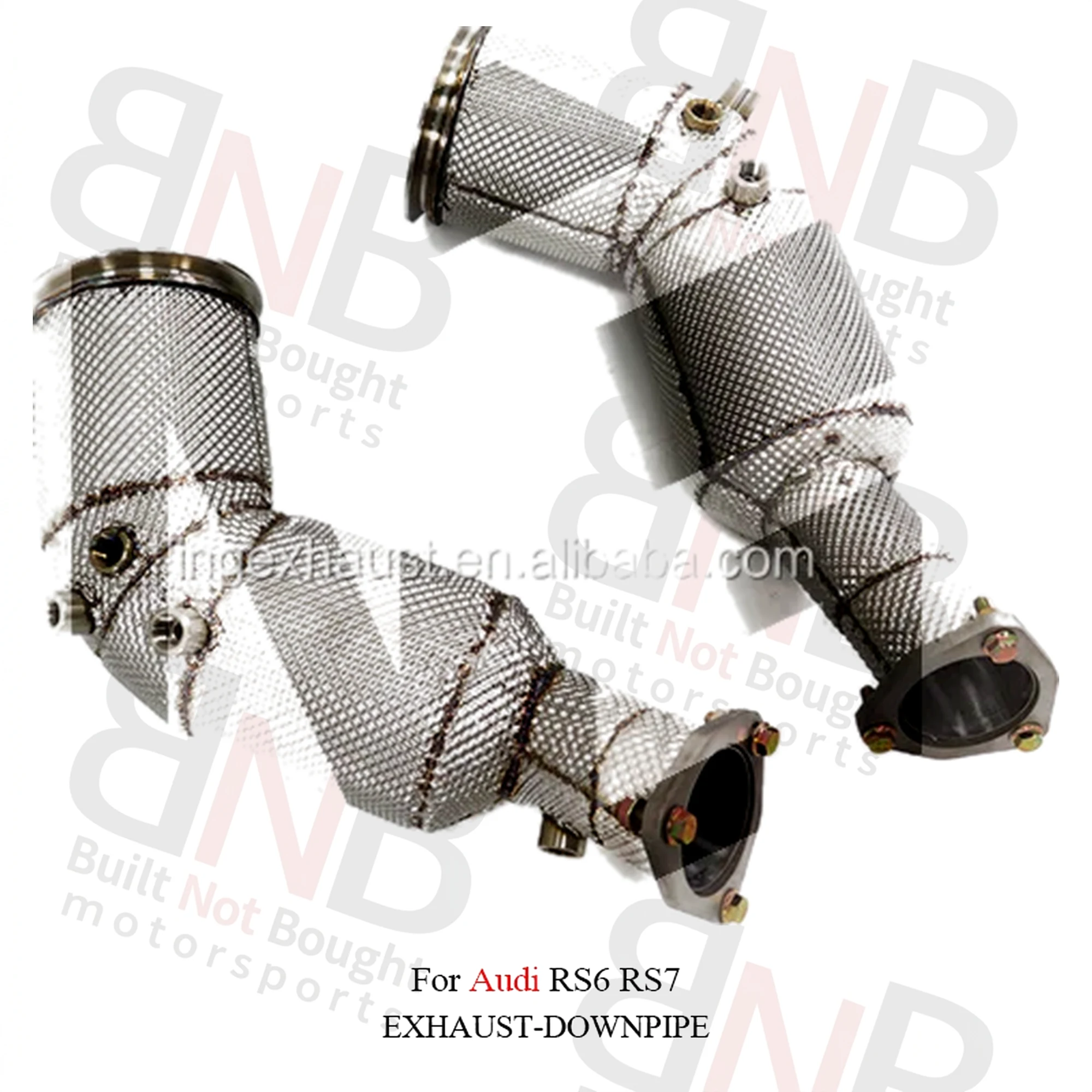 BNB Titaniumz High Flow Catalyzed Downpipe for Audi RS6/RS7 C8 4.0T