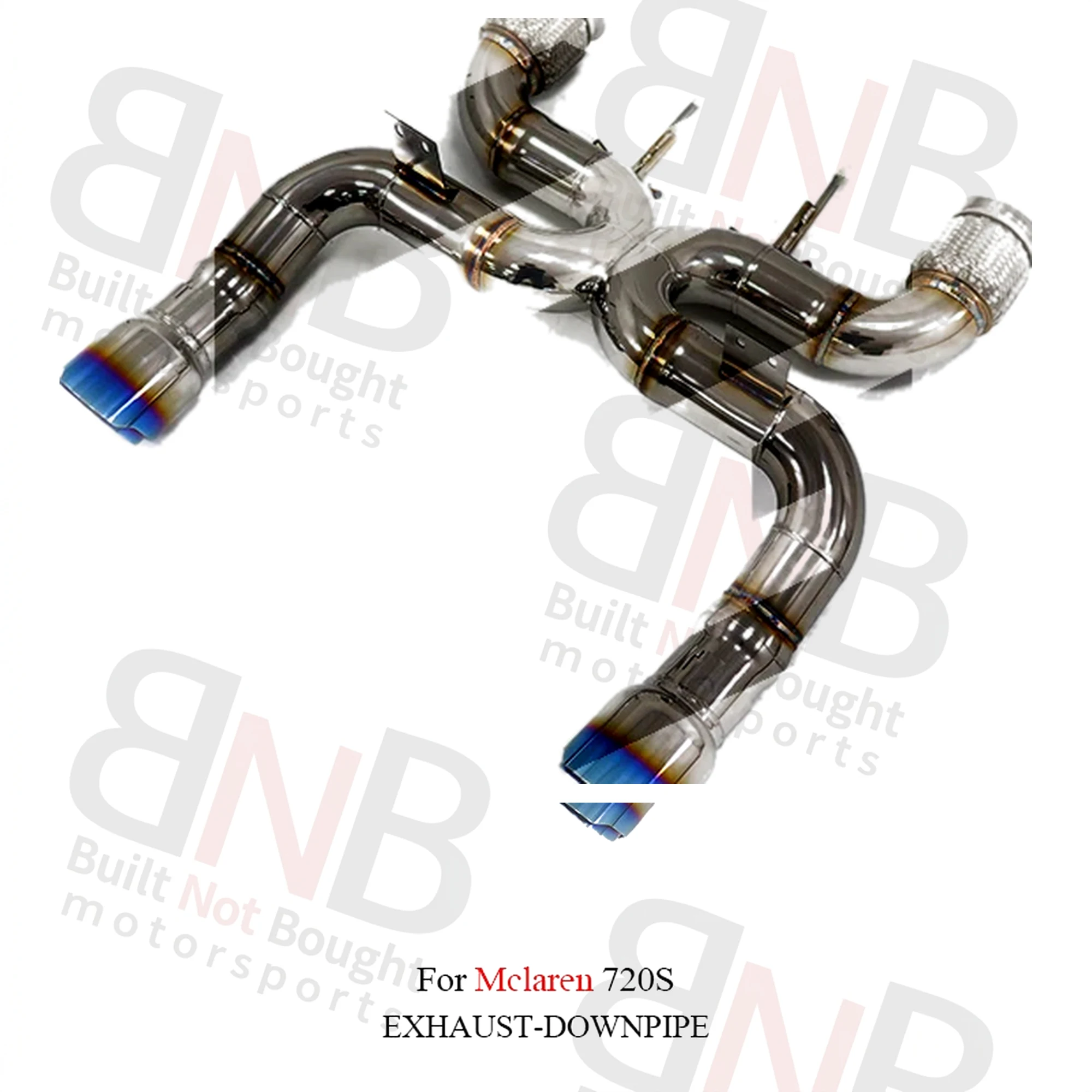 BNB Titaniumz Straight Pipe Catback Exhaust System for McLaren 720S