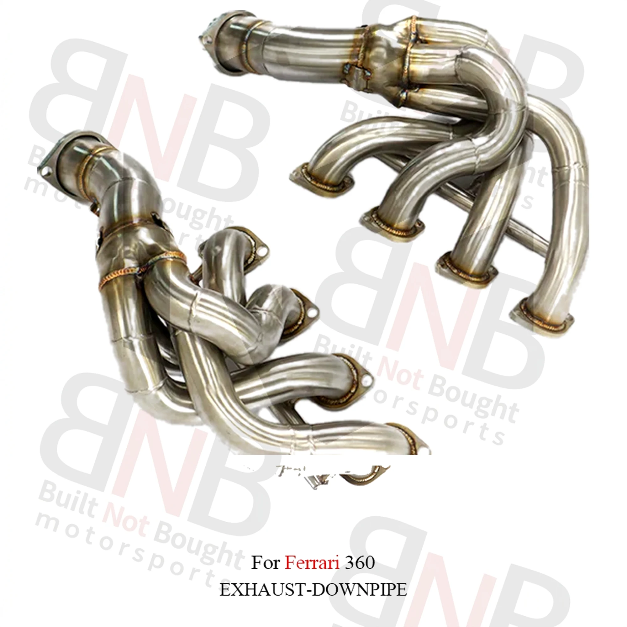 BNB Titaniumz Stainless Steel Exhaust Headers for Ferrari 360 3.6L