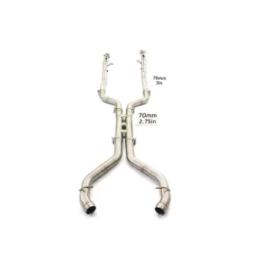 BNB Mercedes Benz SL63 R231 Downpipe Midpipe Exhaust System Silvery