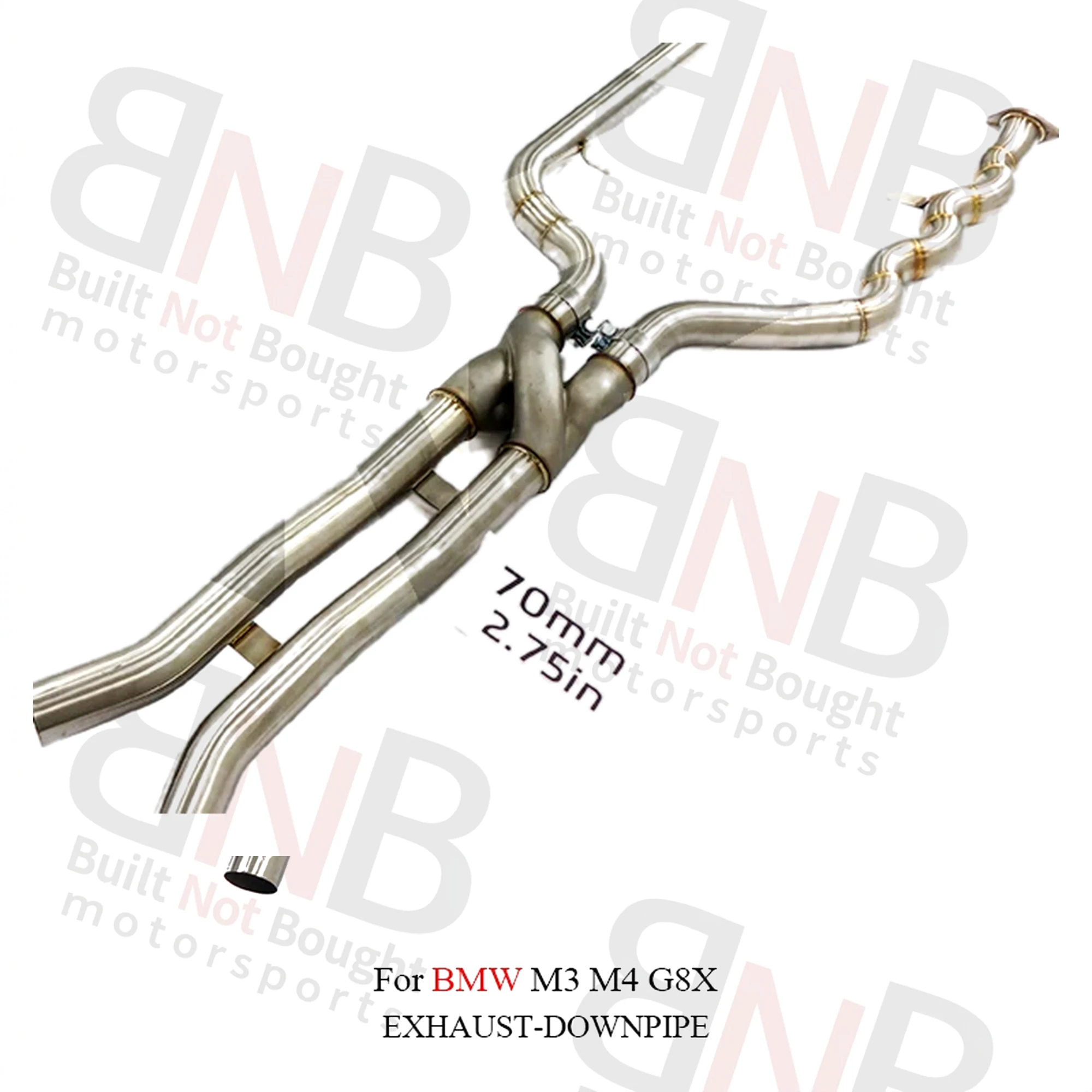 BNB Stainless Steel Exhaust Midpipe for BMW M3 M4 G8X