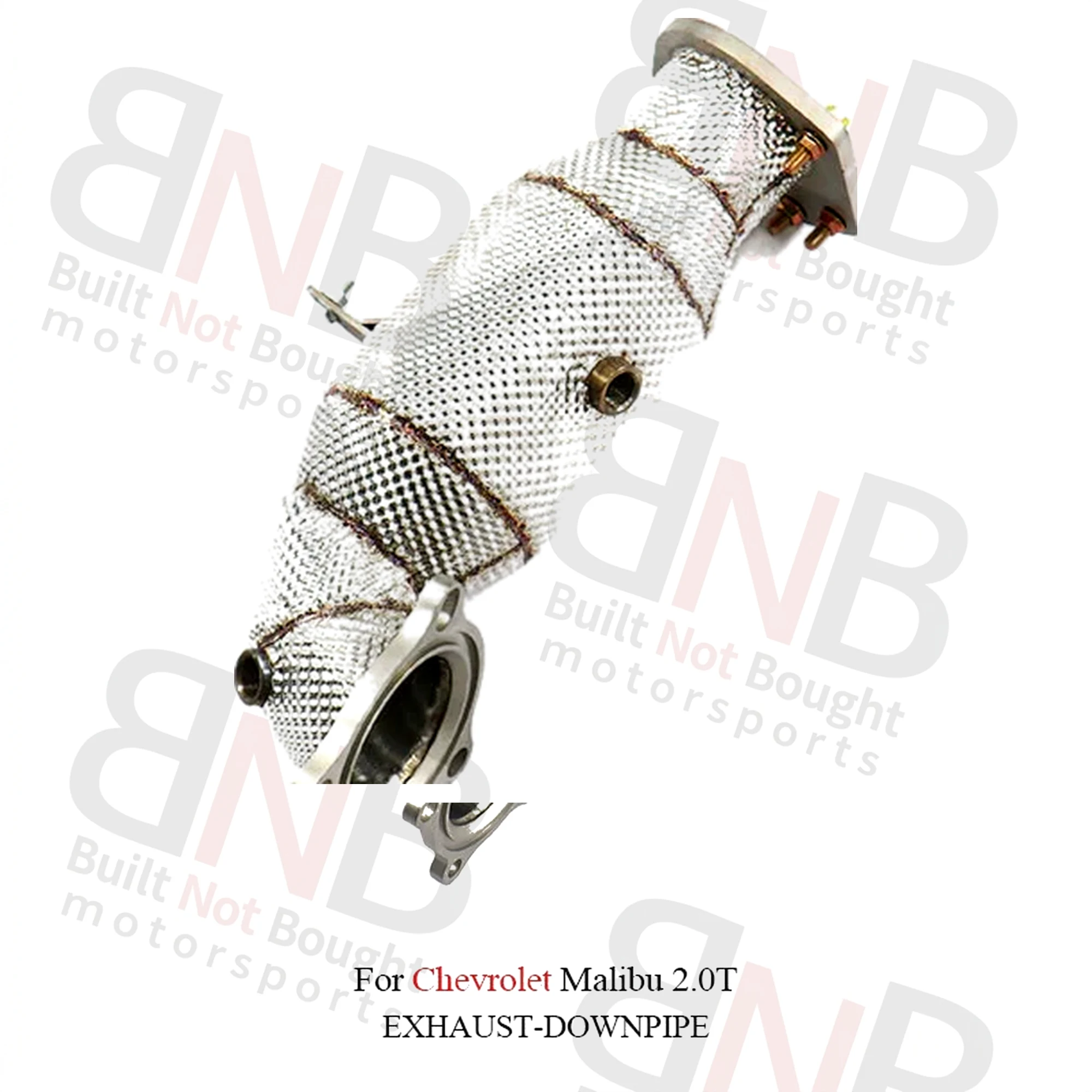 BNB Titaniumz Stainless Steel Heat Shield Downpipe for Chevrolet Malibu 2.0T