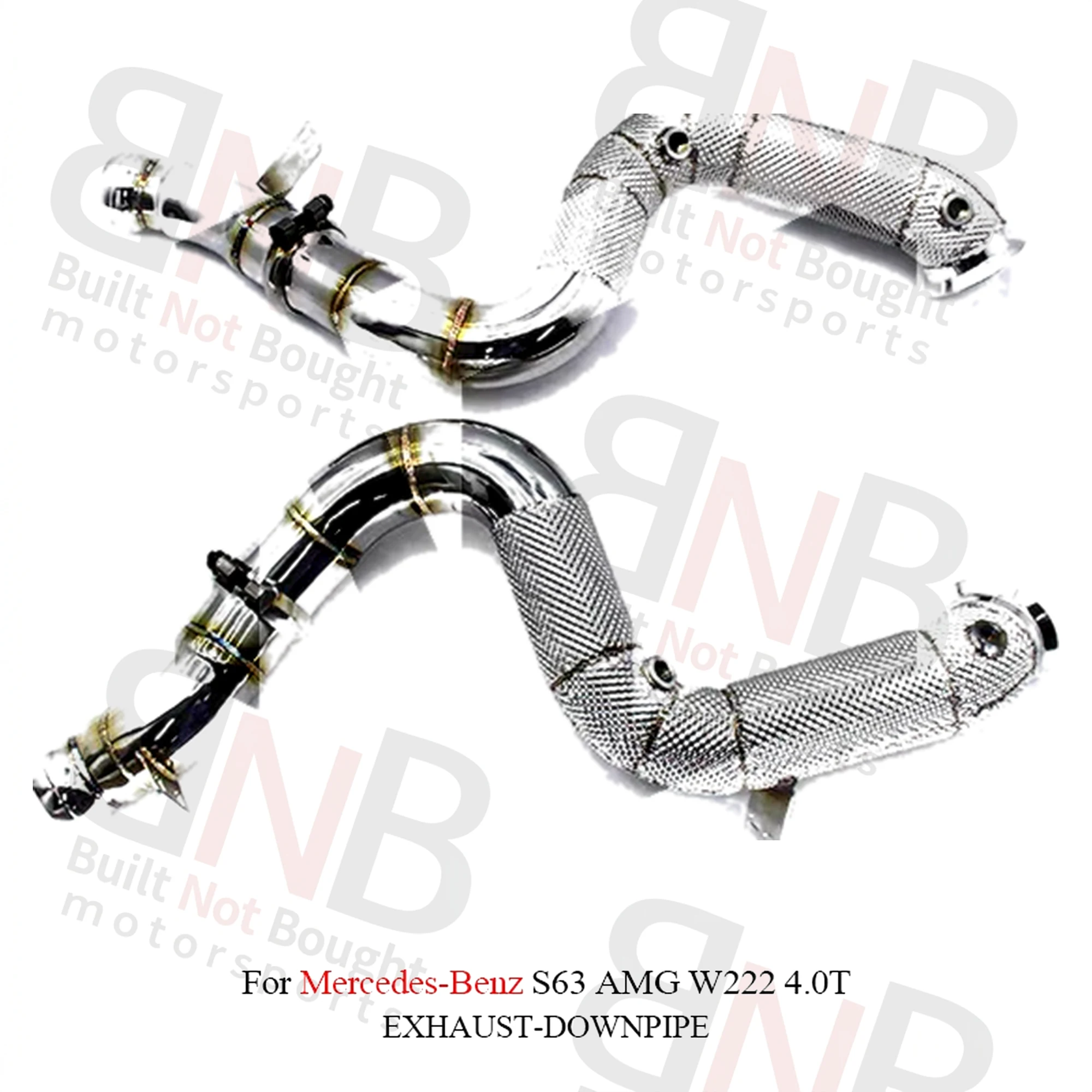 BNB High Flow Performance Downpipe for Mercedes Benz AMG S63 S63L W222 4.0T