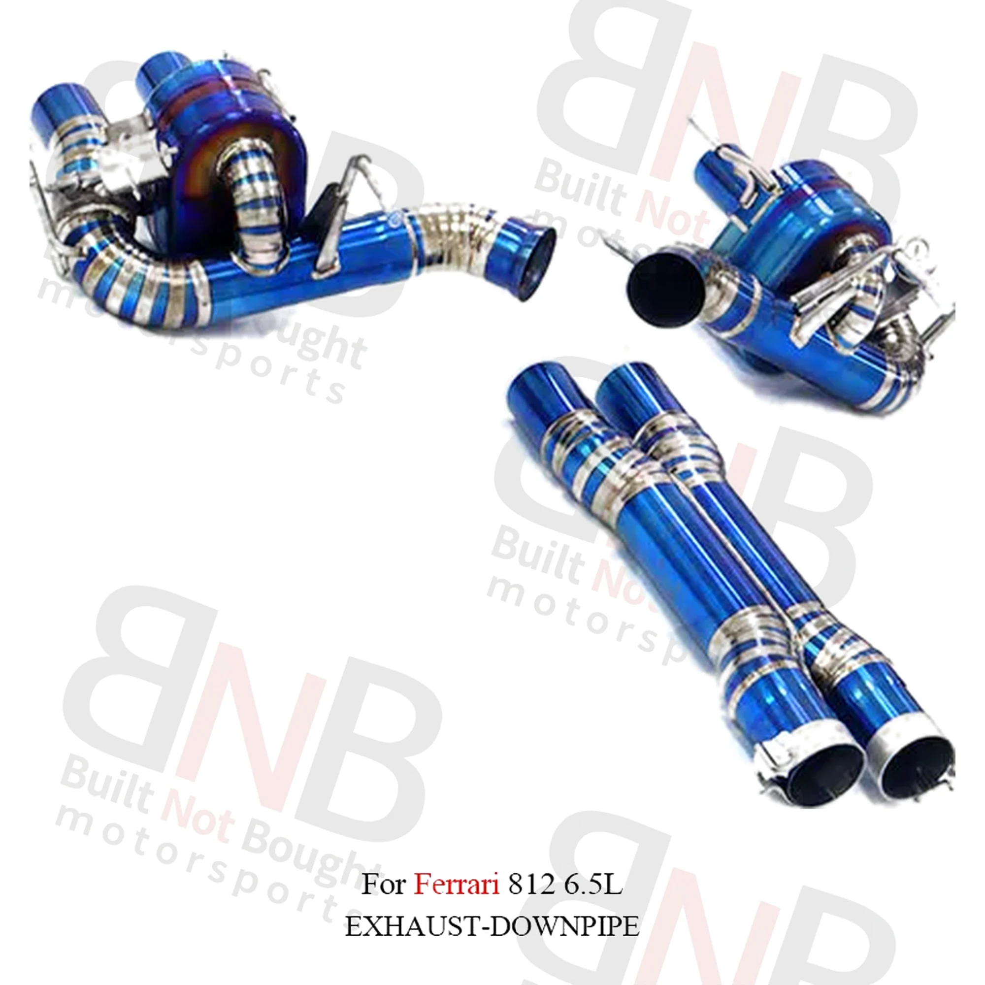 BNB Titaniumz Titanium Valvetronic Exhaust Catback Ferrari 812 Superfast 6.5L