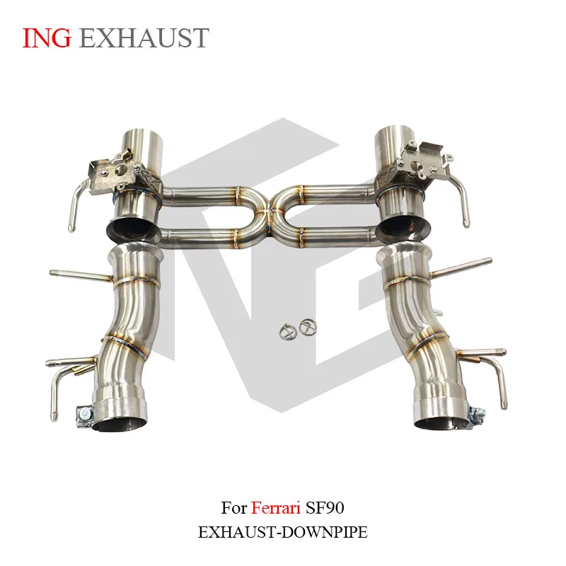 BNB Titaniumz Stainless Steel Exhaust Catback for Ferrari SF90 120x60x30cm Steel