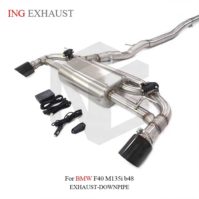 BNB Titaniumz Stainless Steel Valvetronic Cat-Back Exhaust for BMW F40 M135i B48
