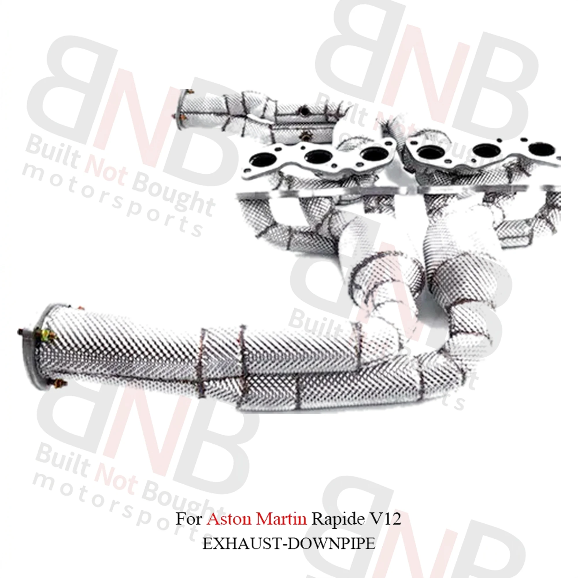 BNB Stainless Steel Exhaust Headers for Aston Martin Rapide V12