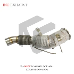 BNB Titaniumz BMW M340i G20 LCI 2024+ OPF Downpipe Exhaust Stainless Steel Silvery