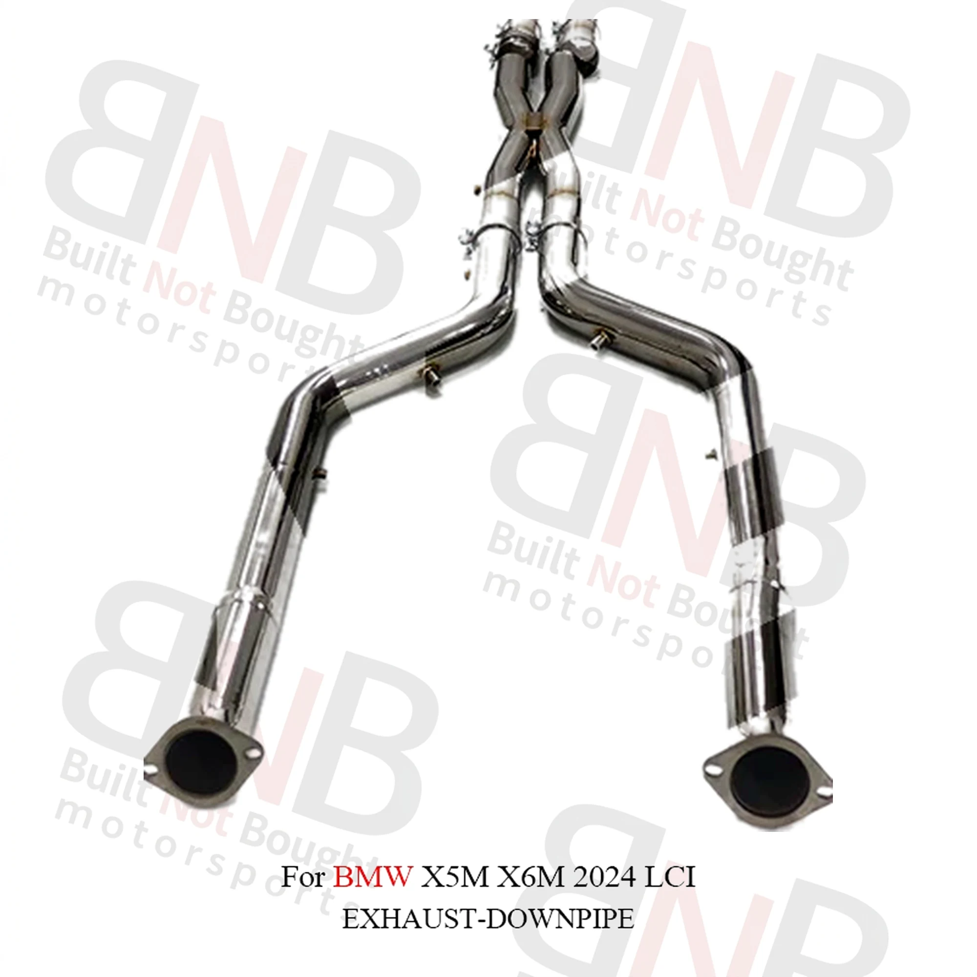 BNB Titaniumz Stainless Steel Exhaust Midpipe for BMW X5M/X6M F95/F96 2024 LCI