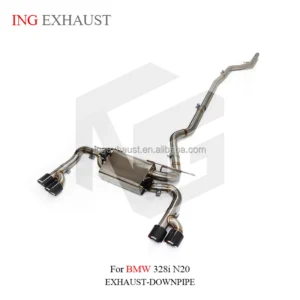 BNB Titaniumz Stainless Steel Performance Catback BMW 320i 328i 2.0T