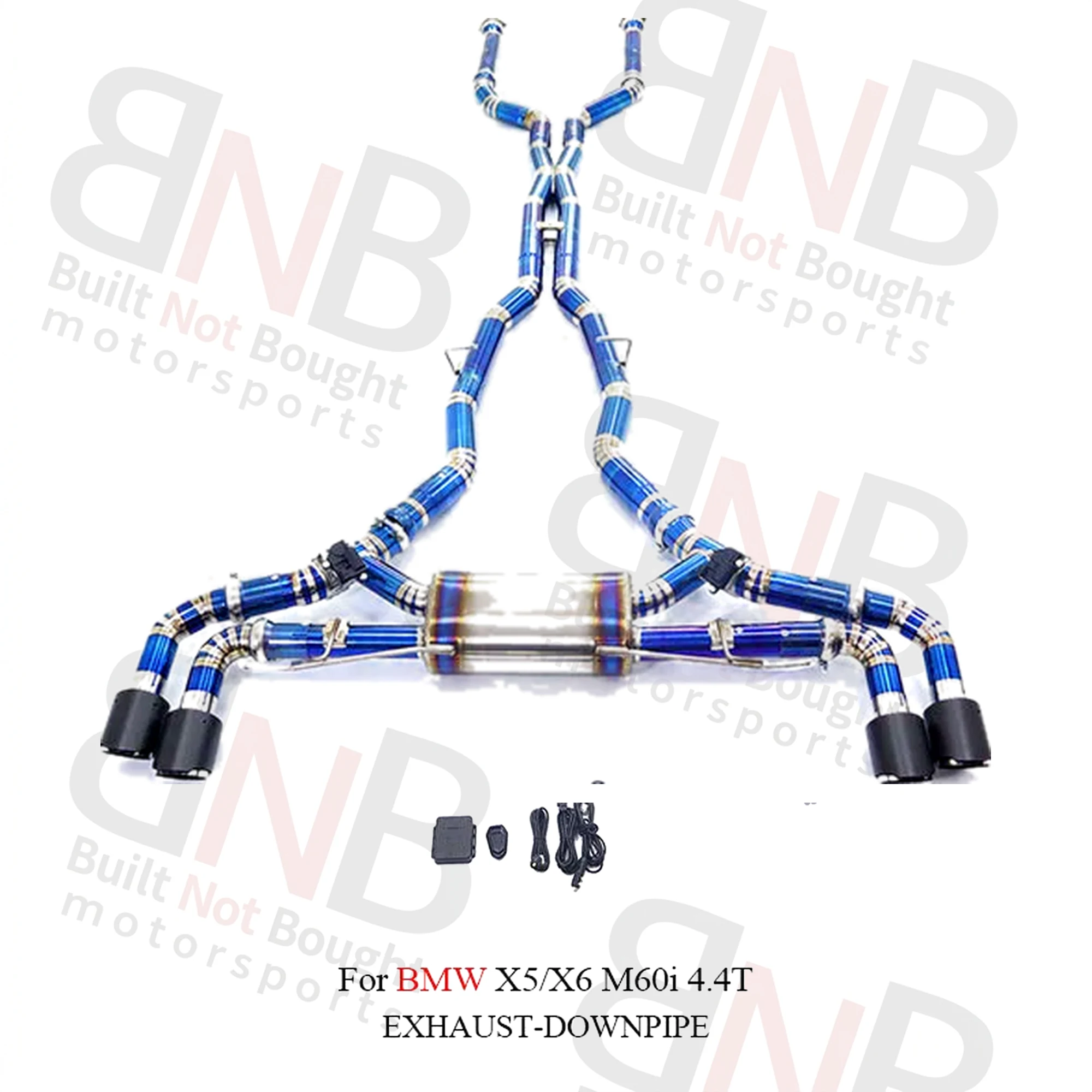 BNB Titaniumz Performance Titanium Valvetronic Exhaust System Catback for BMW X5 X6