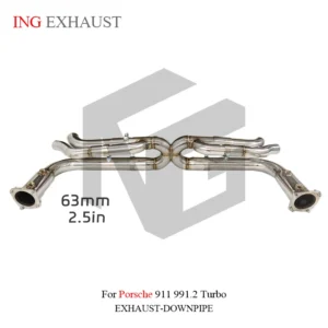 BNB Porsche 911 991.2 Turbo Stainless Steel Exhaust System With Electronic Valve