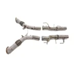 BNB Titaniumz Stainless Steel Downpipe for Ferrari SF90 with Heat Shield