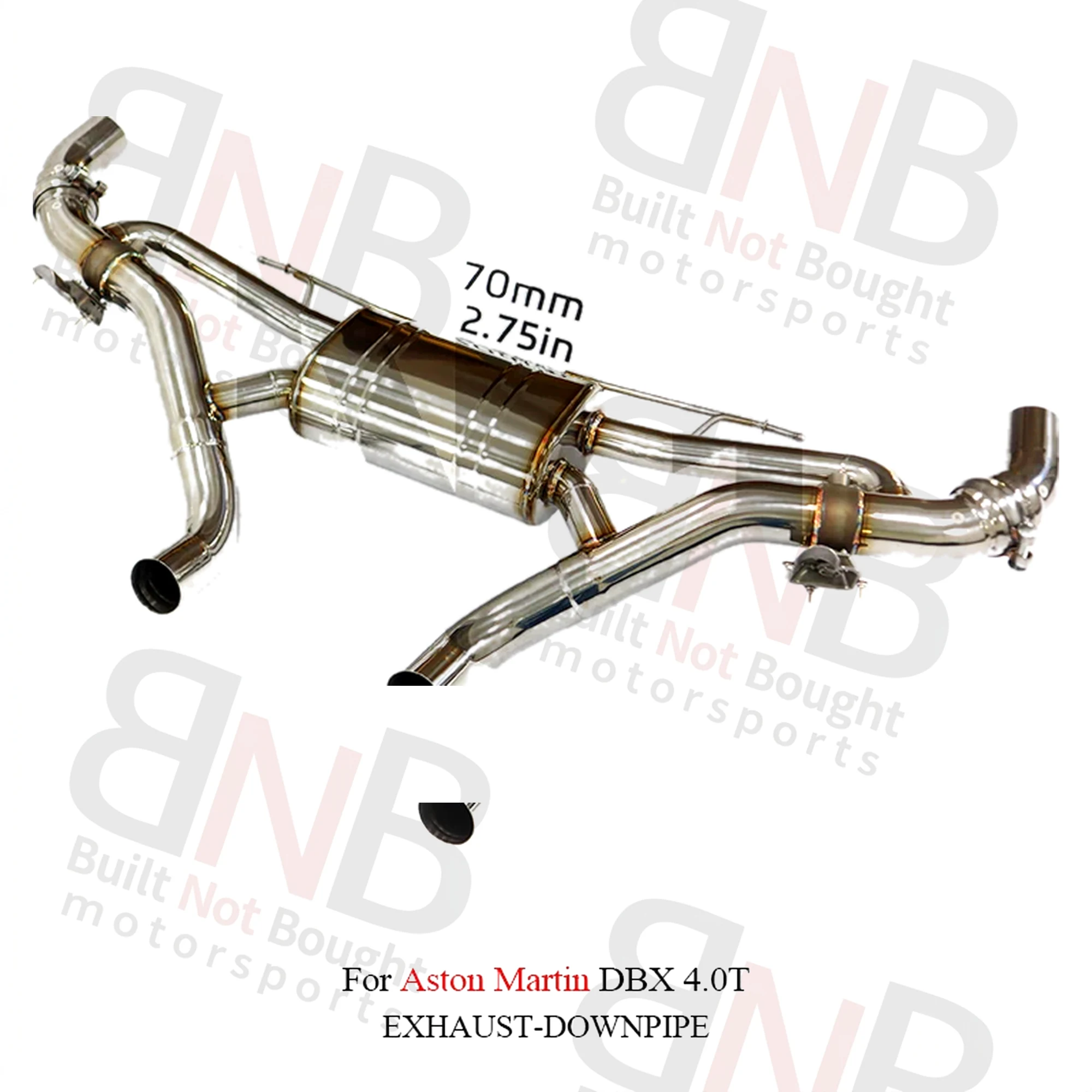 BNB Exhaust Catback Stainless Steel Pipes for Aston Martin DBX 4.0T