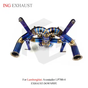 BNB Titaniumz Aventador LP700-4 Catback Exhaust System 1.5mm Blue