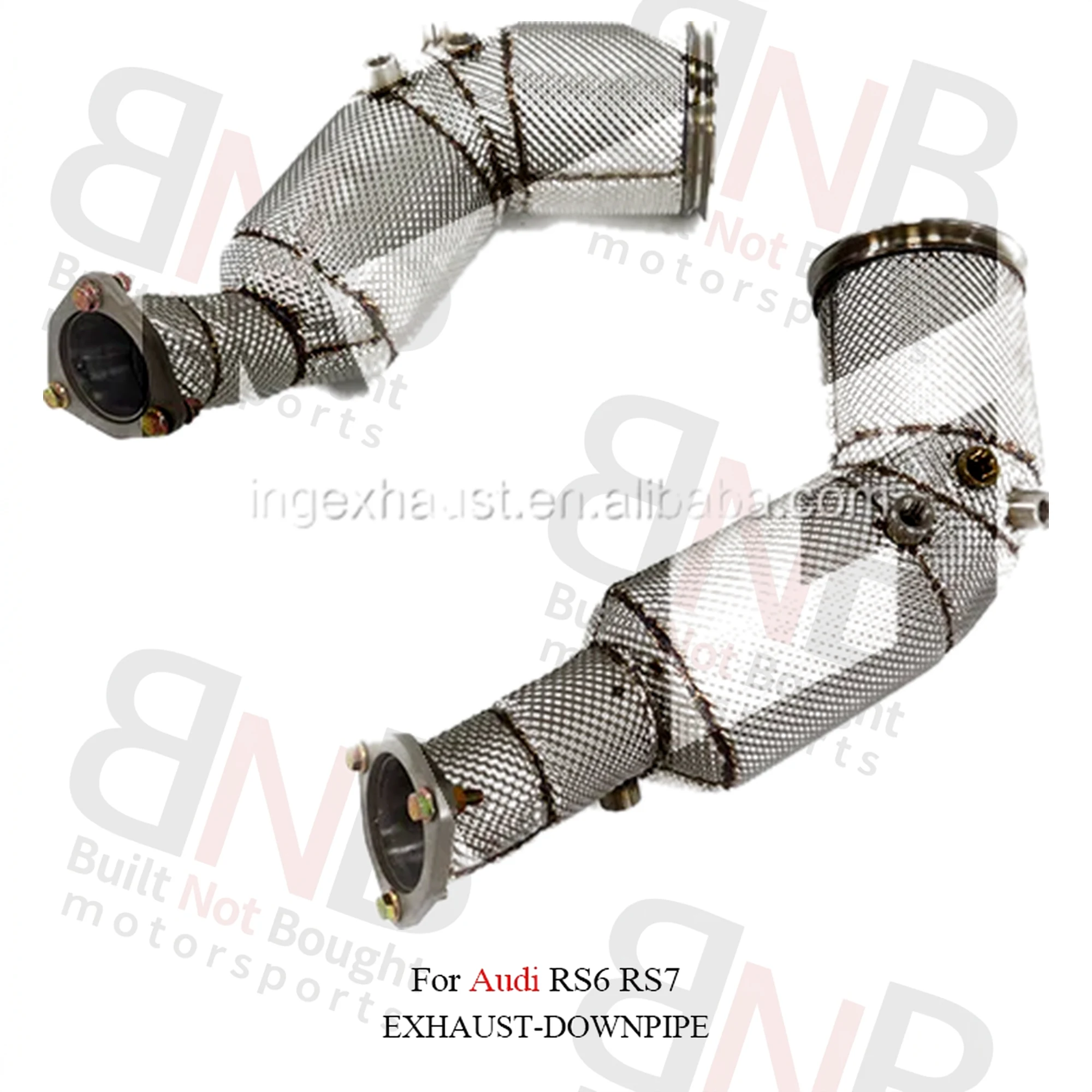 BNB Titaniumz High Flow Catalyzed Downpipe for Audi RS6/RS7 C8 4.0T