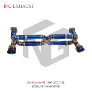 BNB Titaniumz Valved Catback Exhaust System for Porsche 911 996 GT2 3.8L