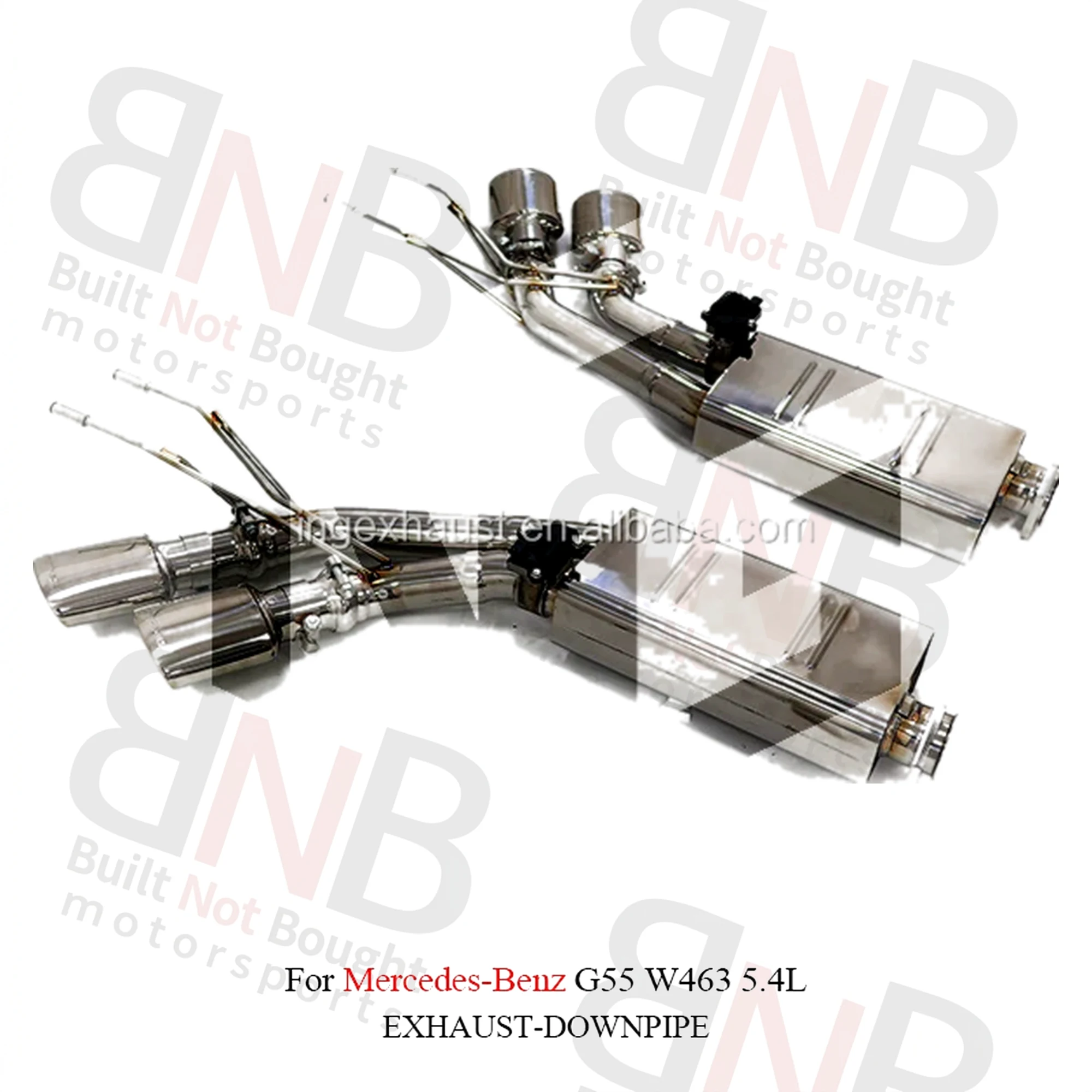 BNB Titaniumz Mercedes Benz G55 W463 5.4L Stainless Steel Catback Exhaust System