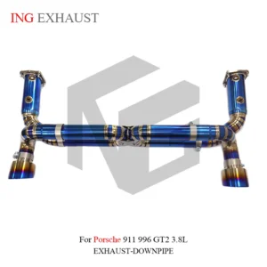 BNB Titanium Catback Exhaust System Porsche 911 996 GT2 3.8L