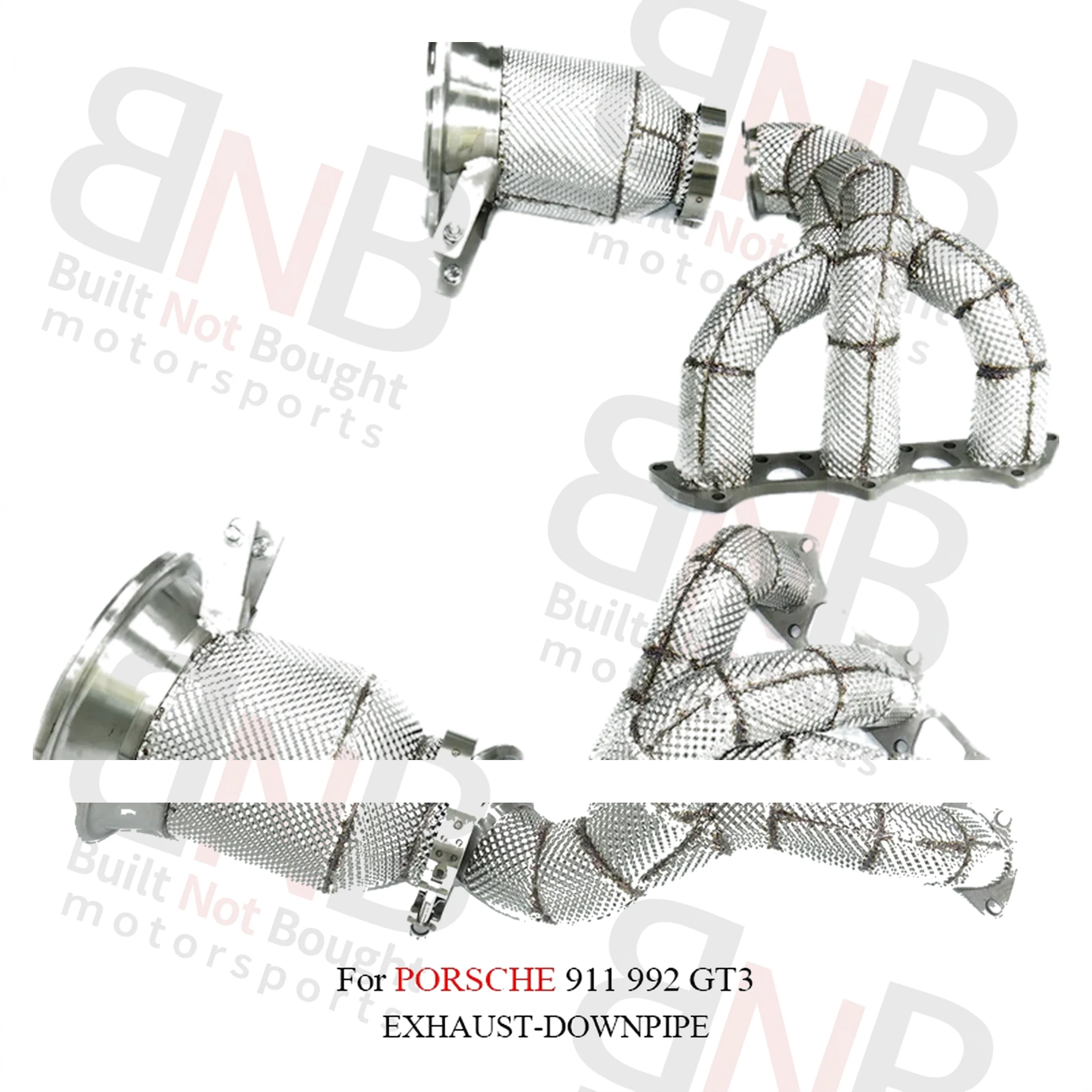 BNB Titaniumz Stainless Steel Exhaust Headers for Porsche 911 992 GT3