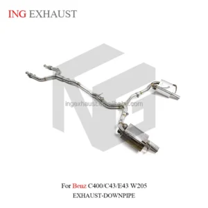 BNB Titaniumz Steel Catback Exhaust for 2019+ Benz AMG C43 E43 3.0T