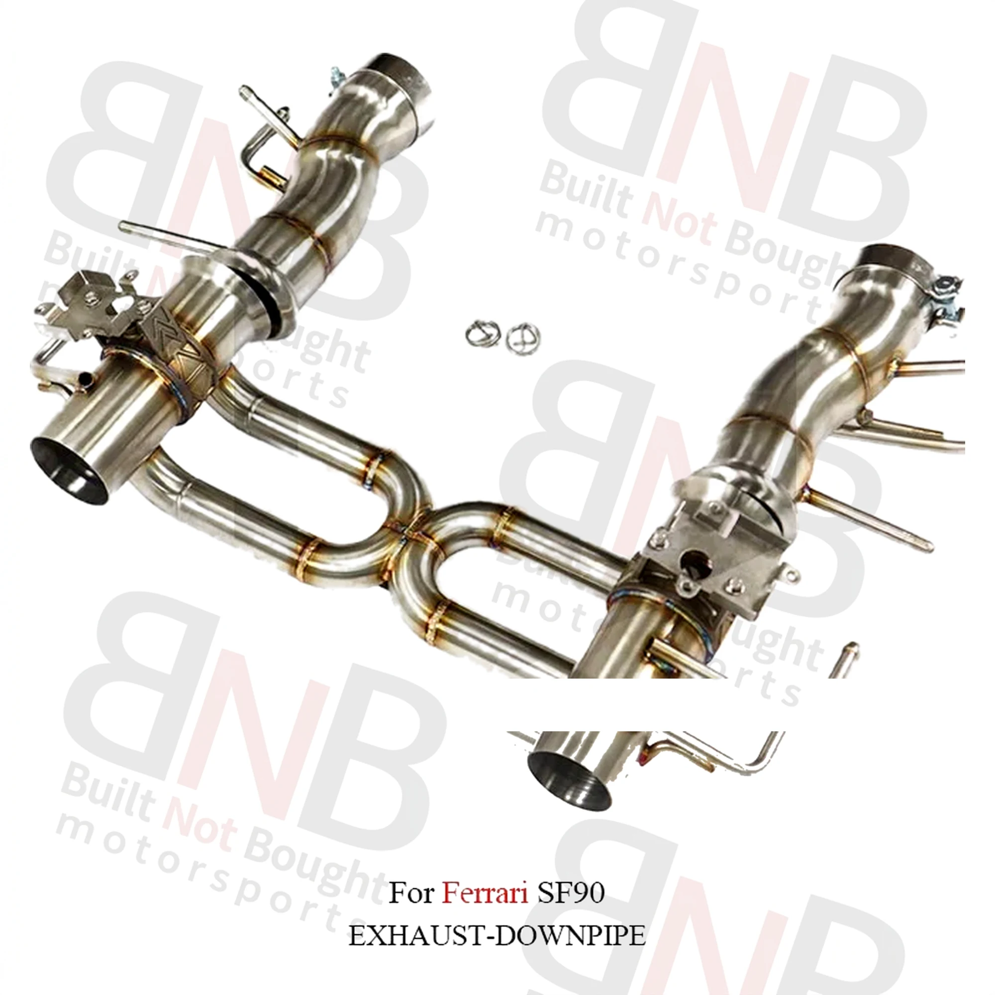 BNB SF90 Valvetronic Catback Exhaust Stainless Steel for Ferrari 2019+