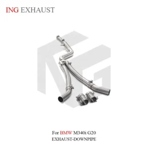 BNB Titaniumz Stainless Steel Midpipe Exhaust System for BMW M340i G20 Direct Bolt-On
