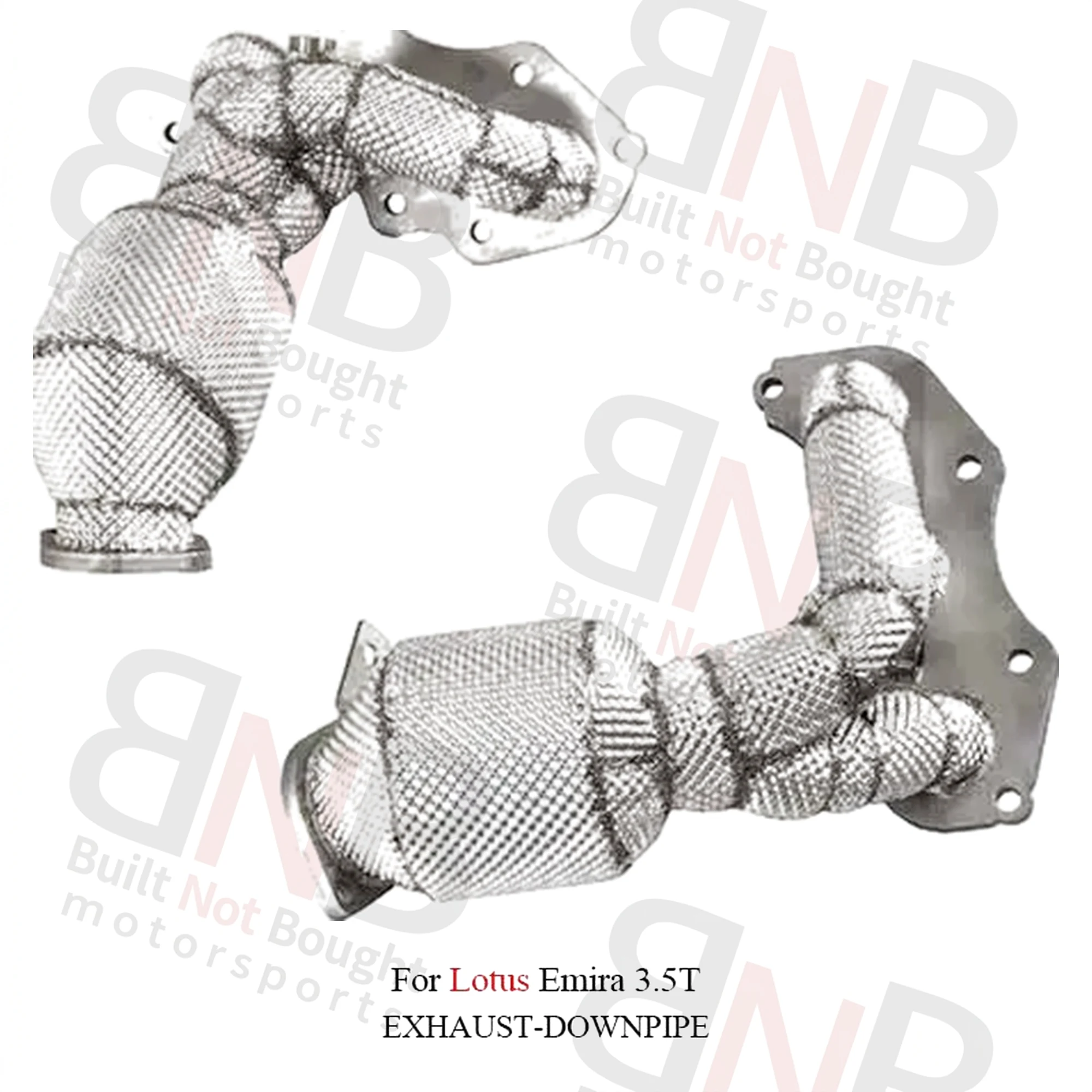 BNB Stainless Steel Exhaust Pipe Header for Lotus Emira 3.5T