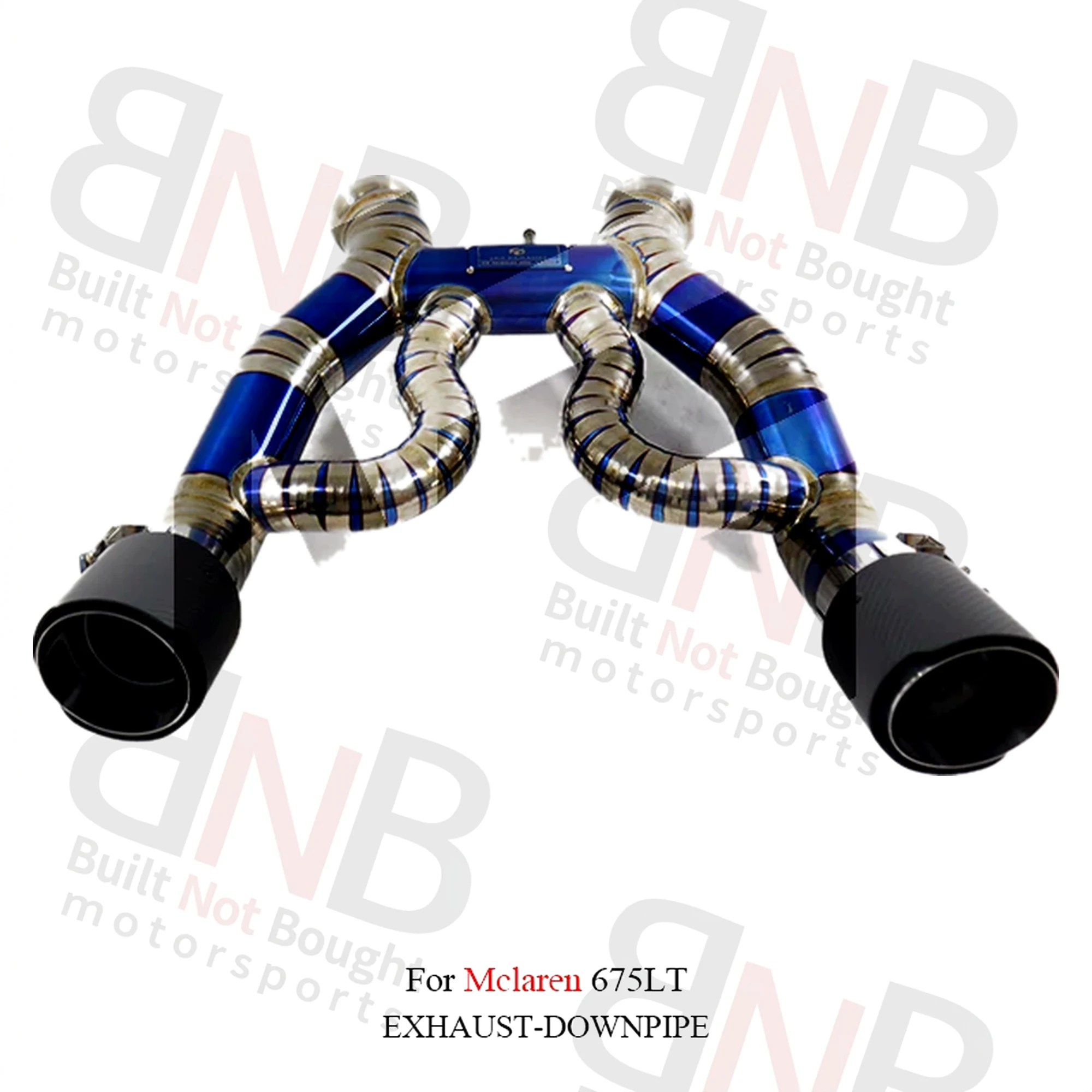 BNB Titaniumz Titanium Catback Exhaust Pipes McLaren 675LT