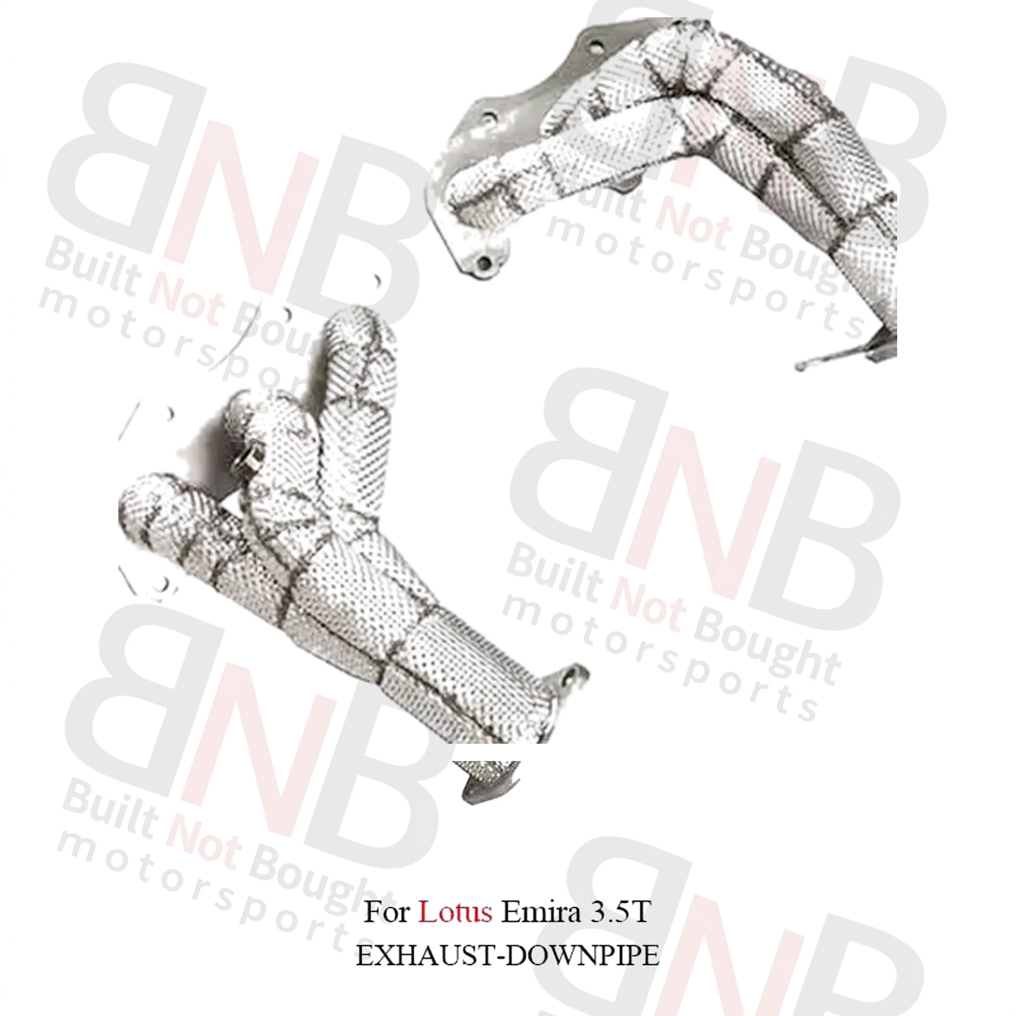 BNB Stainless Steel Exhaust Pipe Header for Lotus Emira 3.5T