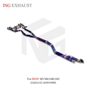BNB Titaniumz Catback Exhaust Single-Tube Valve for BMW M3 M4 G80 G82