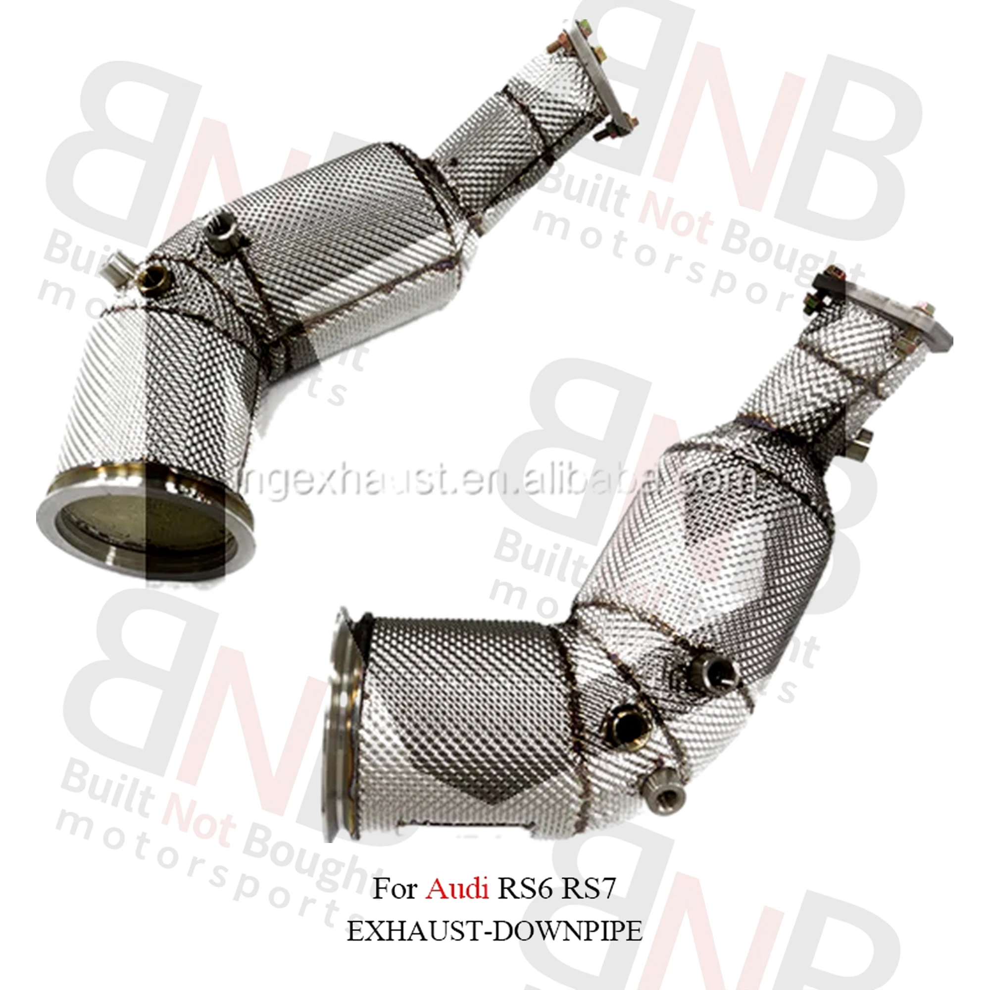 BNB Titaniumz High Flow Catalyzed Downpipe for Audi RS6/RS7 C8 4.0T