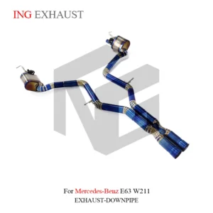 BNB Titaniumz Catback Exhaust System AMG E63 W211 2003-2008 Muffler Valve