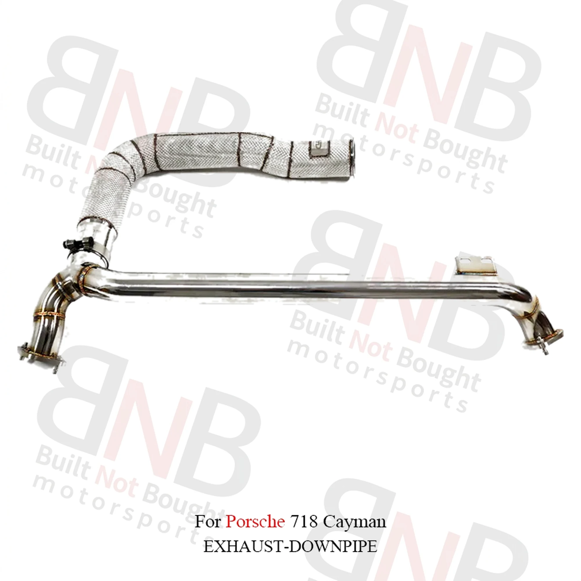BNB Stainless Steel Exhaust Downpipe for Porsche 718 2.0T 2.5T With Catalytic