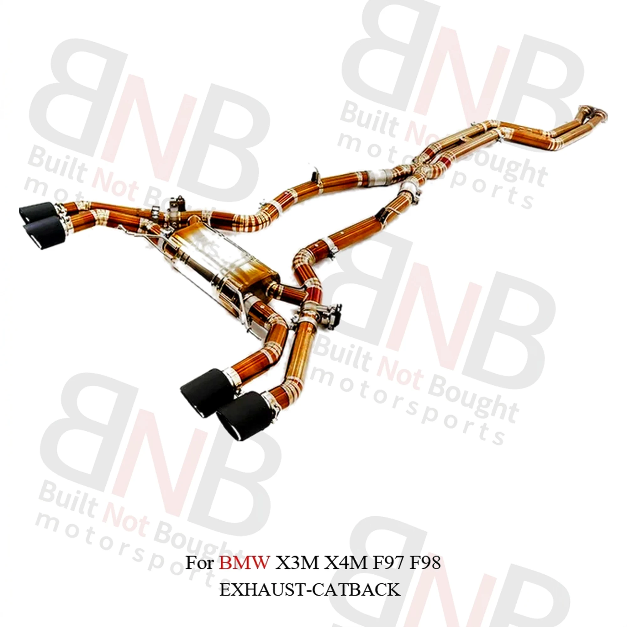 BNB Titaniumz Catback Exhaust Valve System for BMW X3M X4M 2019-2021