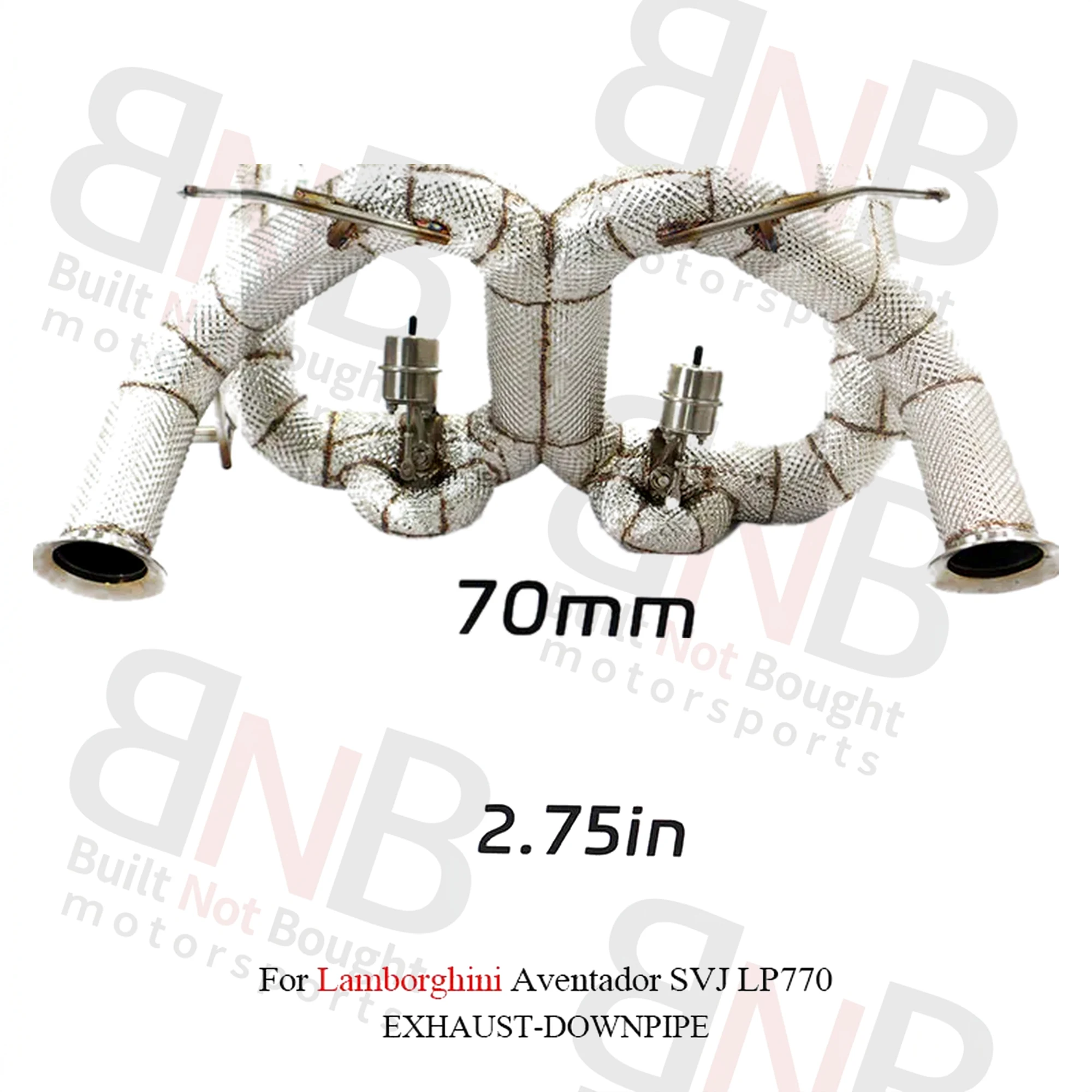 BNB Titaniumz Exhaust Muffler Valve for Lamborghini Aventador SVJ LP770