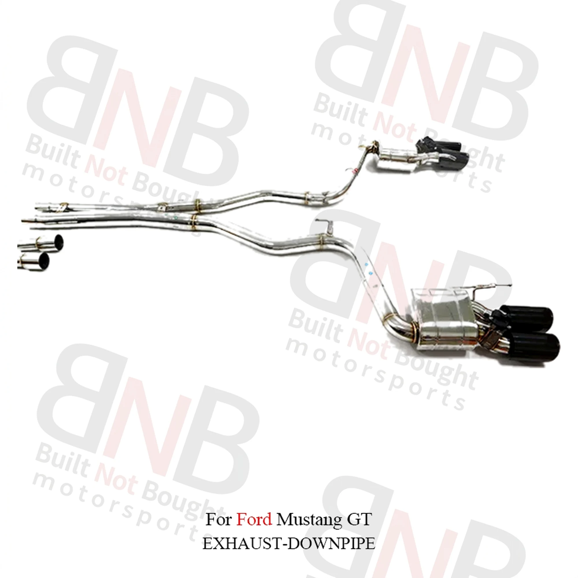 BNB BNB Titaniumz Ford Mustang GT 5.0L Catback Exhaust System Stainless Steel